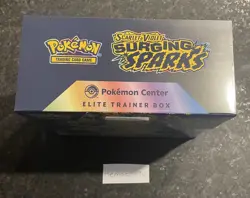 Pokemon Center Surging Sparks ETB Factory Sealed Scarlet&Violet - Image 5