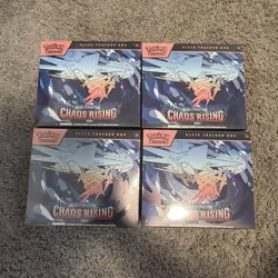 Pokemon TCG Chaos Rising Elite Trainer Box - ETB (x4) - Image 1