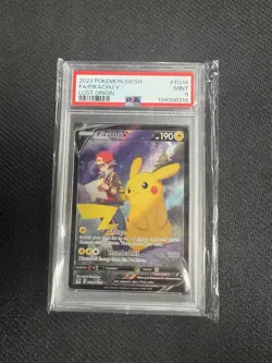 2022 Pokemon SWSH Lost Origin Pikachu V Trainer Gallery #TG16/TG30 PSA 9 - Image 1