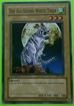 Yu-Gi-Oh! The All-Seeing White Tiger Common PSV-093 LP 1st - Image 1