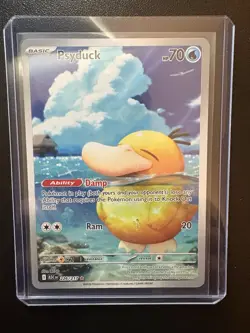 Psyduck 226/217 Illustration Rare Full Holo From Pokemon TCG ME Ascended Hero’s - Image 1