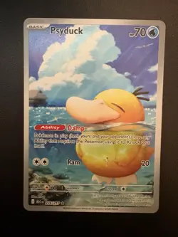 Psyduck 226/217 Illustration Rare Full Holo From Pokemon TCG ME Ascended Hero’s - Image 2