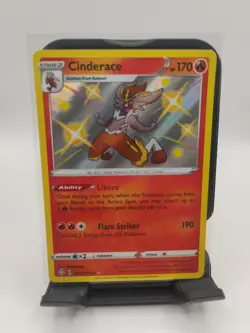 Cinderace #SV017/SV122 (SWSH: Shining Fates)-Pokemon TCG-Shiny Holo Rare-M/NM - Image 1