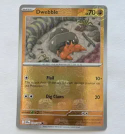 Pokemon Dwebble 051/086 Black Bolt Masterball Holo - Image 1