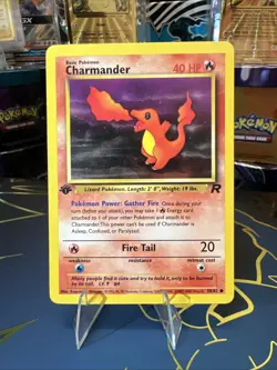 Pokemon TCG - Charmander Team Rocket (50/82) Regular, 1st Edition Common NM/LP!! - Image 1