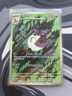 Arbok 176/162 Temporal Forces Illustration Rare Full Art Pokemon TCG - Image 1