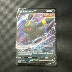 Umbreon V SWSH203 Sword & Shield Promo Full Art Holo 200 HP Pokemon TCG - Image 1