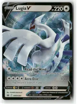 Lugia V SWSH301 Holo Promo Sword & Shield Promo Pokemon Near Mint - Image 1