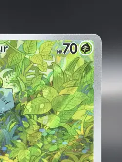 Pokemon Company Bulbasaur 166/165 SV 151 IR Full Art Holo English 2023 - Image 3
