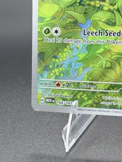 Pokemon Company Bulbasaur 166/165 SV 151 IR Full Art Holo English 2023 - Image 4