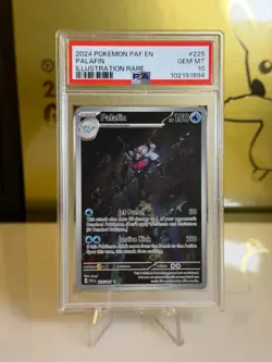 2024 Pokemon Palafin Illustration Rare #225 PSA 10 GEM MINT – PAF English Full A - Image 1