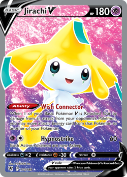 Jirachi V 170/189 Ultra Rare Astral Radiance Pokemon Near Mint - Image 1