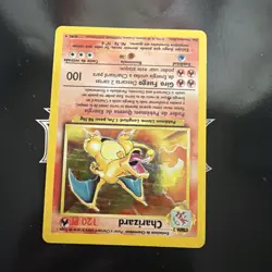 Pokemon Charizard 4/102 Base Set Holo Spanish Vintage 1999 WOTC 🔥 - Image 3