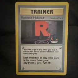 Wizards Pokemon TCG Rocket's Hideout Gym Challenge Unlimited 63/64 Uncommon 2000 - Image 1