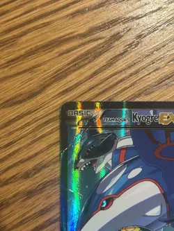 Pokemon Card Team Aqua's Kyogre EX 6/34 Double Crisis - MP - Image 2