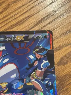 Pokemon Card Team Aqua's Kyogre EX 6/34 Double Crisis - MP - Image 3