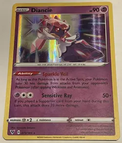 Pokemon Card- Vivid Voltage - Diancie 79/185 Holo Pack Fresh - Image 1