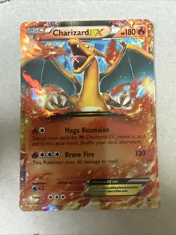 Pokemon Charizard EX XY Promo Holo Card XY17 Basic HP180 2014 English - Image 1
