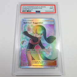 2019 PSA 9 MINT - Pokemon Sun & Moon Sabrina's Suggestion 181/181 Card #60964B - Image 1