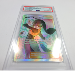 2019 PSA 9 MINT - Pokemon Sun & Moon Sabrina's Suggestion 181/181 Card #60964B - Image 2