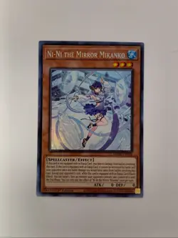 Yu-GI-Oh TCG Ni-Ni The Mirror Mikanko AMDE-EN026 COLLECTOR’S RARE 1st Edition NM - Image 2