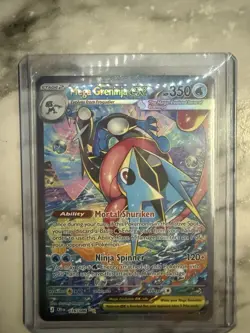 Mega Greninja EX Full Art Holo Stage 2 Pokemon Card CR1 116/086 HP 350 120+ - Image 1