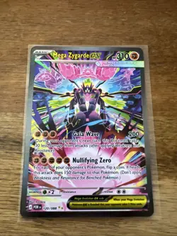 Mega Zygarde EX Perfect Order SIR Rare 120/088 Pokemon Card TCG- Pack Fresh - Image 1
