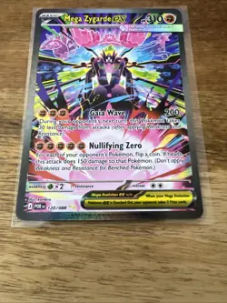 Mega Zygarde EX Perfect Order SIR Rare 120/088 Pokemon Card TCG- Pack Fresh - Image 3
