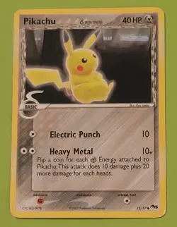 Pikachu 13/17 Pop Series 5 Common Card English Edition - Image 1