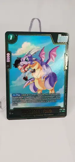 Son Gohan Youth FB08-056 Alternate Art Saiyan's Pride Dragon Ball English Card - Image 1