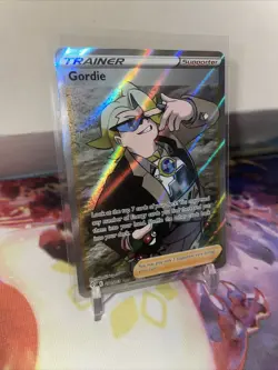 Gordie - 201/203 - Pokemon Evolving Skies Sword & Shield Full Art Rare Card NM - Image 1