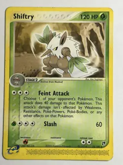 Shiftry Sandstorm 22/100 MP-LP Pokemon Card - Image 1