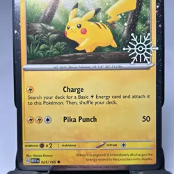 Pikachu - (Holiday Calendar) 025/165 Miscellaneous Cards & Products Holo - Image 3