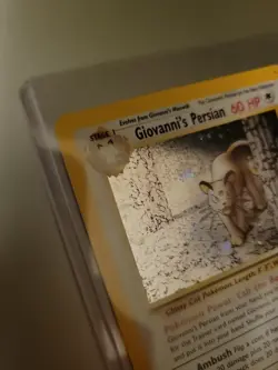 Giovanni's Persian Pokemon Holo 8/132 Gym Challenge Hologram Single Card Unused - Image 2