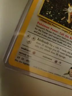 Giovanni's Persian Pokemon Holo 8/132 Gym Challenge Hologram Single Card Unused - Image 4