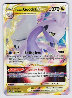 Hisuian Goodra VSTAR [136/196] Lost Origin Ultra Rare [Pokemon Card English] - Image 1