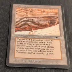 Strip Mine Land Regular Magic: The Gathering Card by Daniel Gelon - Image 3