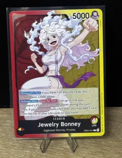 Bandai One Piece Card Game Jewelry Bonney EB04-001 Special Foil Alt Art ENG - Image 1