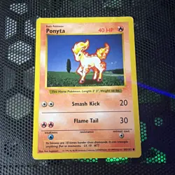Ponyta 60/102 - Shadowless Base Set - Non-Holo Pokemon Card - Image 1