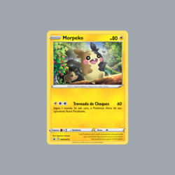 Kit Pokemon Portuguese - Morpeko Promo Holo SWSH012 + 10 Original Cards - Image 3