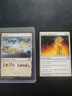 MTG Greater Auramancy NM/EX Shadowmoor - Image 3