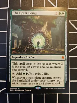 MTG / The Great Henge / Throne of Eldraine / Lightly Played, read description - Image 1