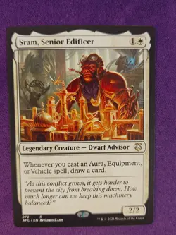 Sram, Senior Edificer R Commander: Adventures in the Forgotten Realms 72 NM MTG - Image 1