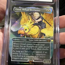 MTG Cloud, Midgar Mercenary Chocobo Track Foil - Final Fantasy - CGC 10🔥💎 - Image 3