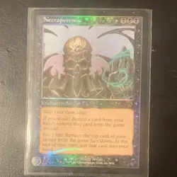 Wizards of the Coast Magic Necropotence Foil Rare Enchantment Deckmasters Black - Image 3