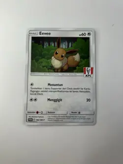 LP - Pokemon Eevee 186/SM-P KFC Kentucky Fried Chicken Promo Card - Image 1