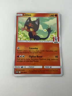 HP Litten 182/SM-P | Pokemon KFC Stamped Promo Indonesian [US Seller] - Image 1