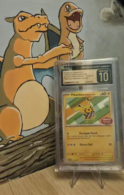 2024 POKEMON INDONESIAN SV-P PROMO 101 PIKACHU IN BATIK SHIRT CGC 10 PRISTINE - Image 3