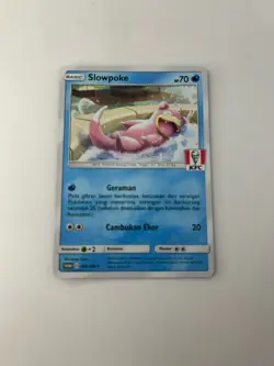 Slowpoke - 183/SM-P - LP - Indonesian KFC - Promo - Pokemon - B1-48 - Image 1