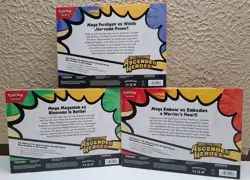 Pokemon Ascended Heroes Set of 3 Mega EX Boxes (Meganium, Emboar, Feraligatr) - Image 2